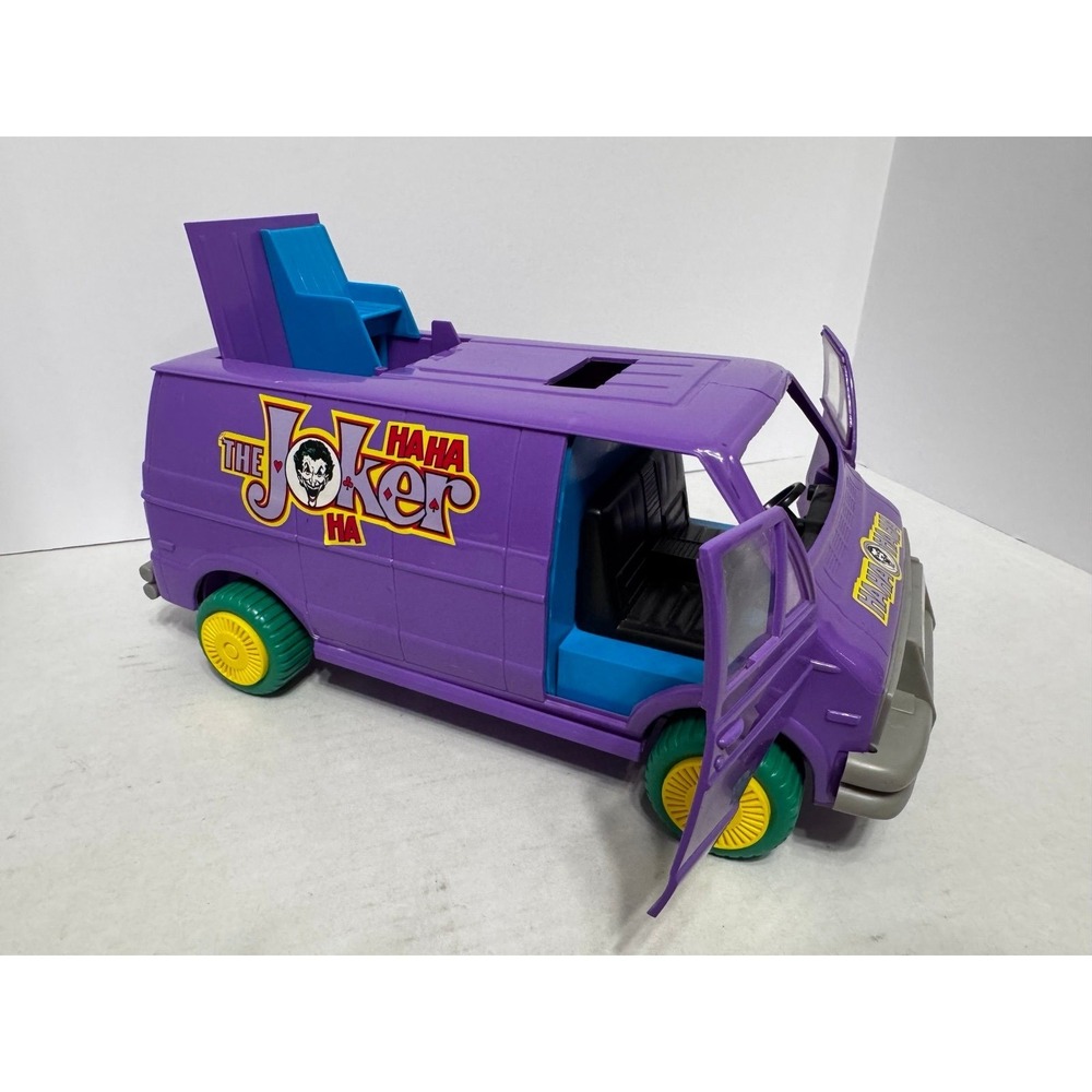 Joker Van DC Comics Batman 1990 Toy Biz Action Figure Vehicle vintage toy
